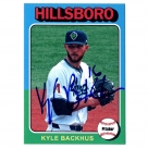 Kyle Backhus autograph